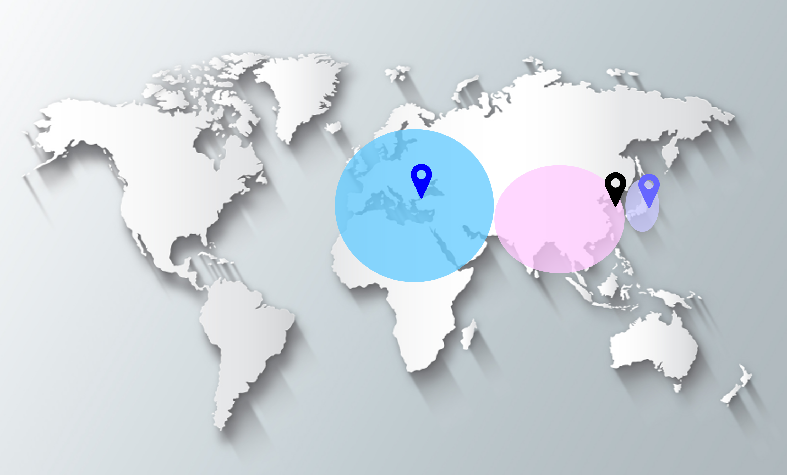 World Map with ATD Partners